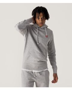 EDON HOODIE JOGGING TOP, GREY MELANGE
