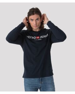 ENOS 21 LONG SLEEVE L.S.TOP, DARK BLUE