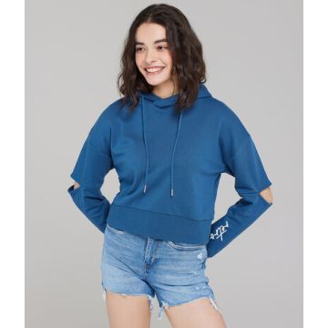 COTTEE JOGGING TOP, TEAL