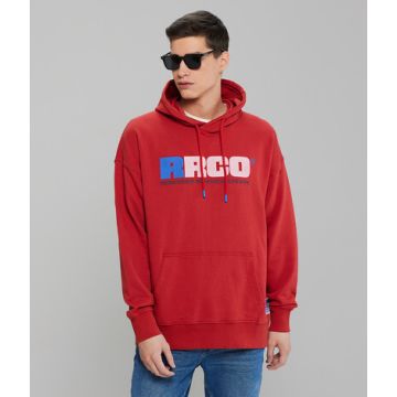 MAGURA HOODIE JOGGING TOP, RED