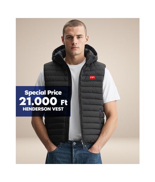 HENDERSON VEST VEST, BLACK