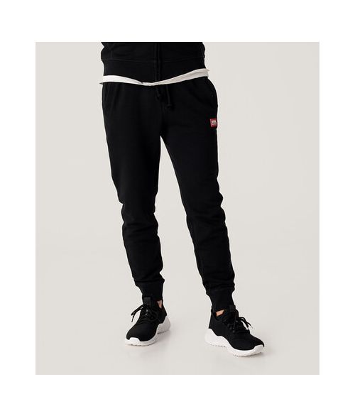 EDON PANTS JOGGING BOTTOM, BLACK