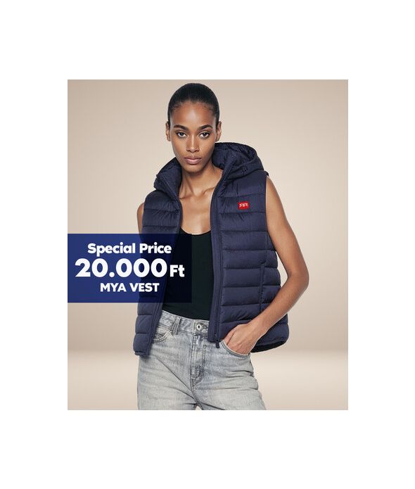 MYA VEST VEST, DARK BLUE