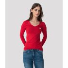 ELIZABETH LONG V L.S.TOP, RED
